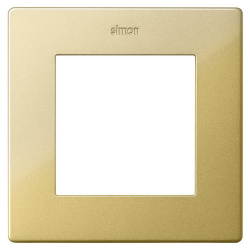 Рамка одноместная Simon 24 (золото) 2400610-066