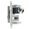 Розетка TV+RJ45 кат.5E IEK SKANDY SK-A14N (никель) SK-AK20-1-K50