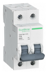 Автоматический выключатель Systeme Electric City9 Set 2п 10A 4,5kA (хар-ка C) C9F34210