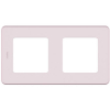 Рамка двухместная Inspiria (розовый) 673944