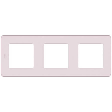 Рамка трехместная Inspiria (розовый) 673954