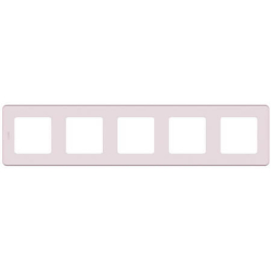Рамка пятиместная Inspiria (розовый) 673974