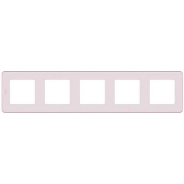 Рамка пятиместная Inspiria (розовый) 673974