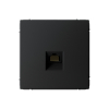 Розетка компьютерная RJ45 ArtGallery кат. 6а (карбон) GAL001086