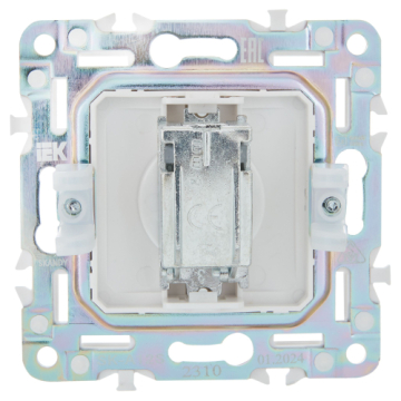 Розетка TV оконечная IEK SKANDY SK-A12S (серебряный) SK-A10-O-K23
