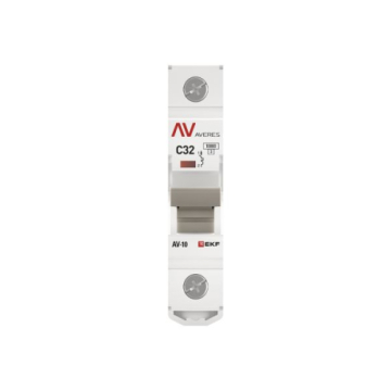Автоматический выключатель EKF Averes AV-10 1P 32А 10kA (х-ка C) mcb10-1-32C-av