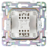 Выключатель проходной 1-клавишный IEK SKANDY 10А SK-V02Sh (шампань) SK-V12-0-10-K37