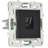 Розетка компьютерная IEK SKANDY RJ45 кат.5E SK-K01Bl (черный) SK-K10-1-K02