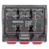 EKF Клемма СМК 221-413 с рычагом 3 отверстия 0.2-4.0 мм2 блистер PROxima plc-smk-221-413b-20