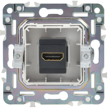 Розетка HDMI IEK SKANDY  SK-H01Bl (черный) SK-H10-K02