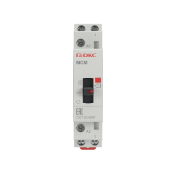 Контактор DKC YON max MCМ с ручным управлением 2P 25A 240В 2НО MCM-25-20-A240