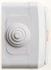 Выключатель с подсветкой Этюд О/У 1-клавишный Systeme Electric IP44 (серый) BA10-045C