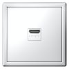 Розетка HDMI Systeme Electric ArtGallery (белый) GAL000180