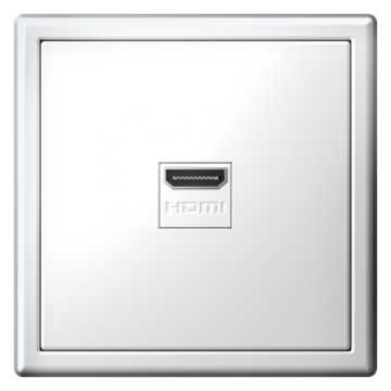 Розетка HDMI Systeme Electric ArtGallery (белый) GAL000180
