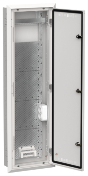 Щит мультимедийный ИЭК TITAN 5 скрытого монтажа ЩРв-84 (1х84) 1130х365х130мм (белый) TI5-51-V-084-30