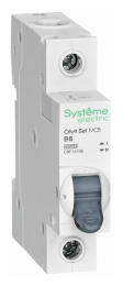 Автоматический выключатель Systeme Electric City9 Set 1п 6A 4,5kA (хар-ка B) C9F14106