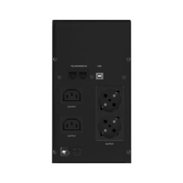 Источник бесперебойного питания ИБП DKC Info LCD 2000ВА IEC (2) Schuko (2) USB + RJ45 INFOLCD2000SI