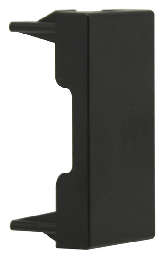 Заглушка Donel 1 мод. 22,5х45 мм (черный) DF10AN