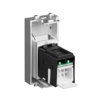 Компьютерная розетка DKC Avanti RJ-45 модульная кат. 5е (закаленная сталь) 4404461
