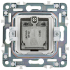 Розетка TV+SAT IEK SKANDY SK-A13N (никель) SK-AF20-O-K50