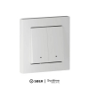 Выключатель двухклавишный с подсветкой AtlasDesign Smart Zigbee (белый) ATN000153Z