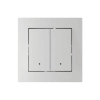 Выключатель двухклавишный с подсветкой AtlasDesign Smart Zigbee (белый) ATN000153Z