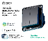 Выключатель двухклавишный с подсветкой AtlasDesign Smart Zigbee (карбон) ATN001053Z