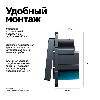 Выключатель двухклавишный с подсветкой AtlasDesign Smart Zigbee (карбон) ATN001053Z