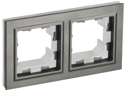 Рамка 2-м BRITE Шампань IP44 РУ-2-БрШ-44 BR-M22-44-K37