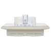 Розетка 2-ая с/з с крышкой 16А в сборе IP44 IEK SKANDY SK-R12B (бежевый) SK-R26-16-44-K10-F