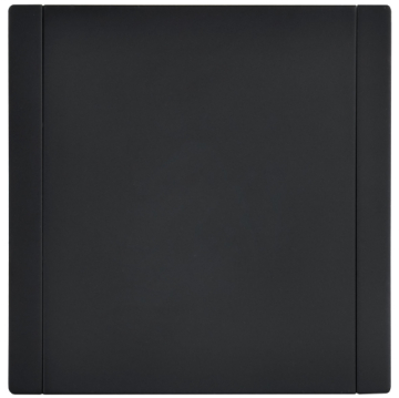 Розетка с крышкой FORTE&PIANO безвинтовые зажимы 16А IP44 FP119M (черынй металл) FP-R16-16-1-44-M-K02
