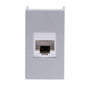 Компьютерная розетка DKC Viva RJ45 кат. 5e 8P8C (серая) 1мод 45138