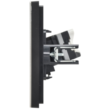 Розетка компьютерная FORTE&PIANO RJ45 кат.5E  FP632M (металл шампань) FP-K10-1-M-K37