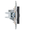 Розетка TV оконечная IEK SKANDY SK-A12G (графит) SK-A10-O-K53
