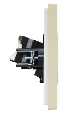 Розетка компьютерная двойная RJ45 FORTE&PIANO кат.5E FP433 (ваниль) FP-K20-1-K10