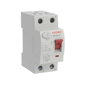 УЗО DKC YON MAX MDL100 2P 16A 30mA тип АС ВДТ MDL100-2P2-16-AC