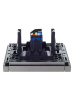 Розетка компьютерная FORTE&PIANO RJ45 кат.6 FP531 (сталь) FP-K10-2-K46