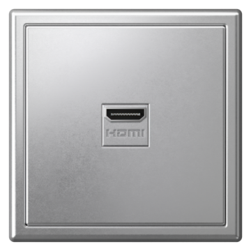 Розетка HDMI Systeme Electric ArtGallery (алюминий) GAL000380