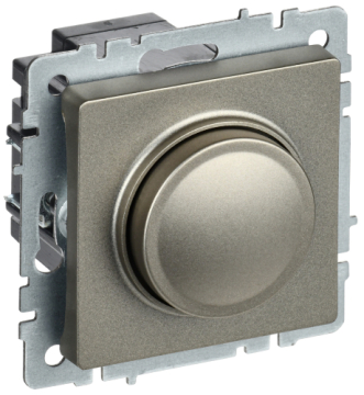 Светорегулятор нажимной IEK BRITE 600Вт шампань СС10-1-0-БрШ BR-D20-0600-K37
