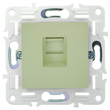Розетка компьютерная IEK SKANDY RJ45 кат.5E SK-K01G (мятный) SK-K10-1-K06