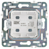 Заглушка с суппортом IEK SKANDY SK-C01N (никель) SK-PL10-K50