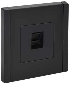 Розетка компьютерная FORTE&PIANO RJ45 кат.6 FP131 (черный) FP-K10-2-K02
