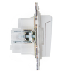 Розетка с крышкой 16А IP44 IEK SKANDY SK-R11W (арктический белый) SK-R16-16-44-K01