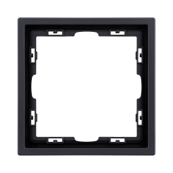 Рамка 1-постовая, черный матовый Kollinger Eclipse EC1BK EC1BK