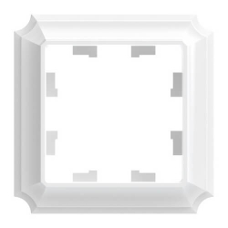 Рамка AtlasDesign Antique одноместная (белый) ATN100101