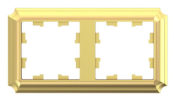 Рамка AtlasDesign Antique двухместная (золото) ATN101602