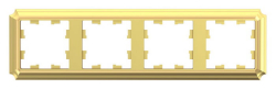 Рамка AtlasDesign Antique четырехместная (золото) ATN101604