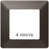 Рамка четырехместная Legrand Valena Life (графит) 754274