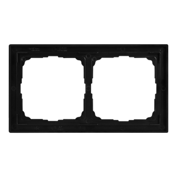 Рамка ArtGallery Pure SE двухместная стекло (мокко) GAL320602