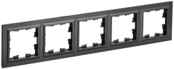Рамка 5-м BRITE Черный РУ-5-БрЧ BR-M52-K02